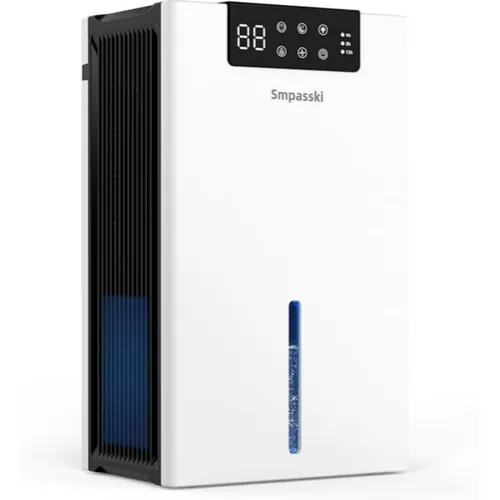 Dehumidifier (1000 sq. ft.), 120 Oz Dehumidifier for Home, Digital Display, Dehumidifiers for Basement with Drain Hose, Timer Setting, Auto Off