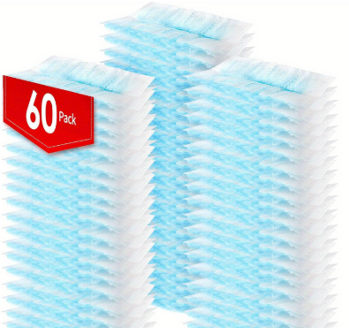 64 Count Duster Refills for Swiffer Duster, Multi-Layer Capture Duster Refills with 4X Microfibers & Nonwovens
