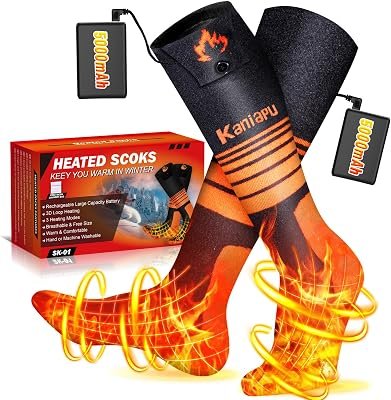 Heated Socks for Men Women, 8500mAh Battery, Up to 13Hrs, App Control
