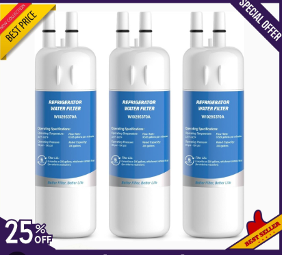 W10295370A Water Filter Replacement Compatible with Whirlpool EDR1RXD1