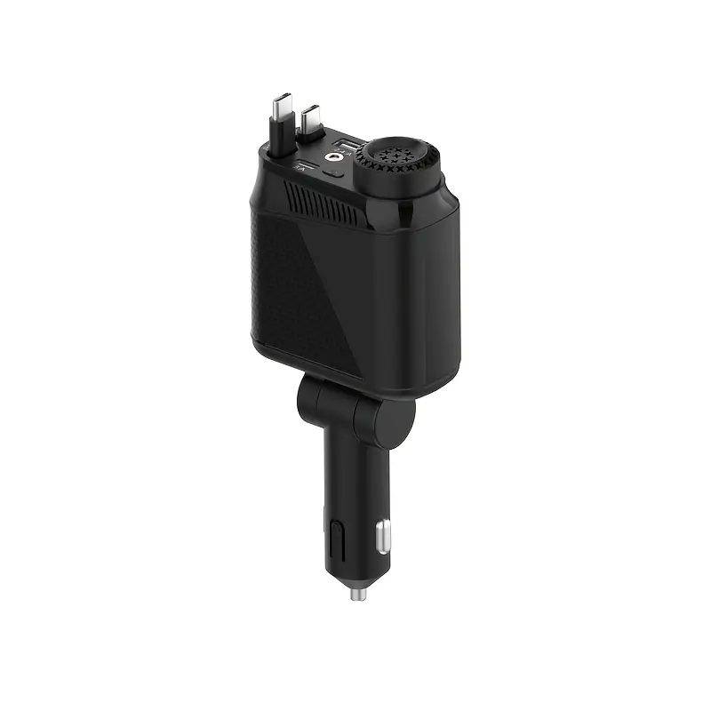 Zode 65W Fast Car Charger with 2000mAh Type-C Interface Portable Power Bank
