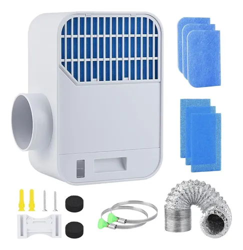 Indoor Dryer Vent Kit for Electric Dryer, 3-in-1 Dryer Vent Box